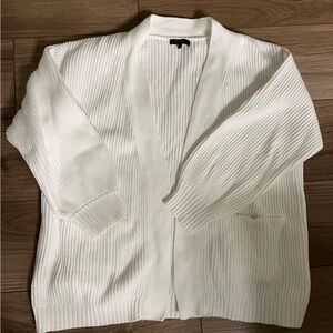 Quince oversized white sweater size small